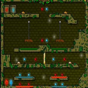 Fireboy And Watergirl 1 - The Forest Temple game photo 2