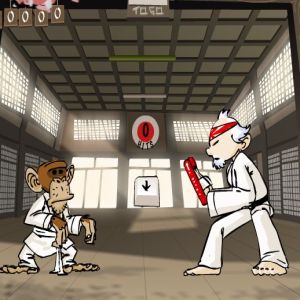 Macaco de karatê jogo foto 2