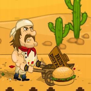 Çılgın Hamburgerci 3 - Vahşi Batı oyunu foto 2