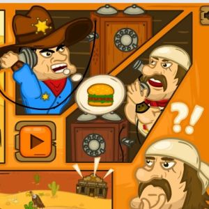 Çılgın Hamburgerci 3 - Vahşi Batı oyunu foto 3