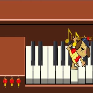 Perro Enseña A Tocar El Piano - Juego de Música juego foto 2