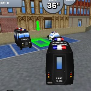 As imagenes e detalhes do jogo de Estacionamento de Carros da Polícia