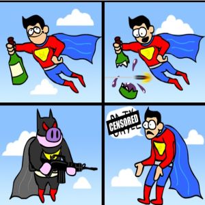 Super-herói Muzhik jogo foto 1