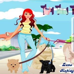 Köpekli Kız oyunu foto 1