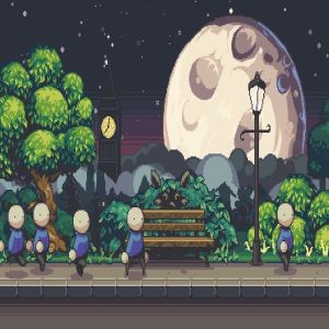 Hombre Lobo en el Parque juego foto 1