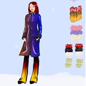 A Menina de Inverno Vestir jogo foto 3