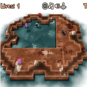 3 Dimensão Xonix 2 jogo foto 3