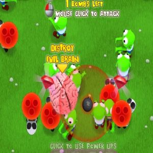 Zombies vs Cerebros juego foto 1